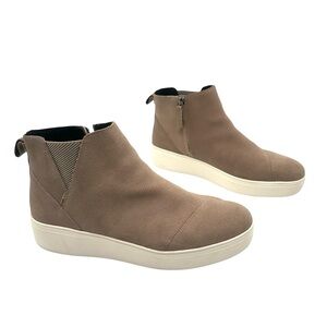 NEW - Toms Verona Women's Tan High-Top Sneakers Ankle booties - SIZE 11